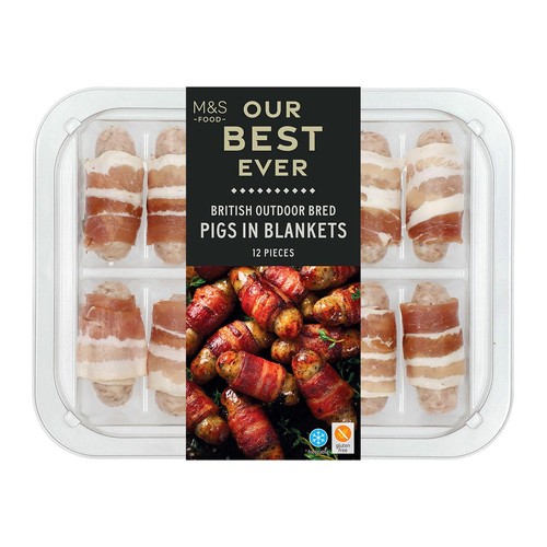 M&S Our Best Ever 12 British Pigs in Blankets
