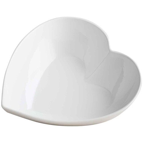 M&S Maxim Large Heart Serving Bowl, White