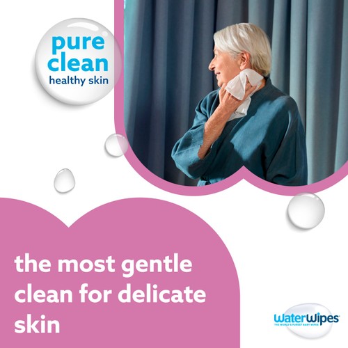 WaterWipes Adult Care Sensitive Wipes