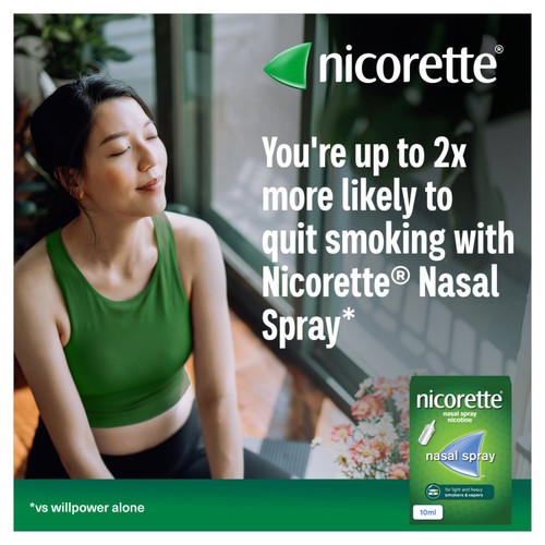 Nicorette Nasal Spray 1x 10ml Quit Smoking Aid