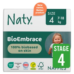 Naty BioEmbrace Big Pack Nappies Size 4 (7-18kg)