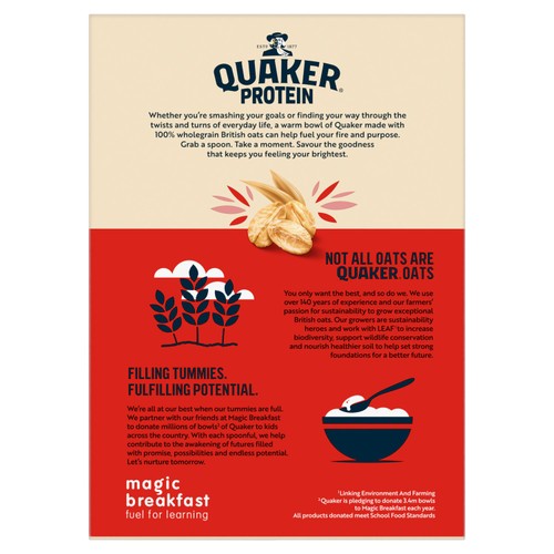 Quaker Oats High Protein Original Porridge Sachets