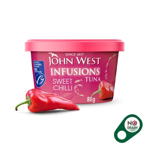 John West Sweet Chilli No Drain Tuna Infusions