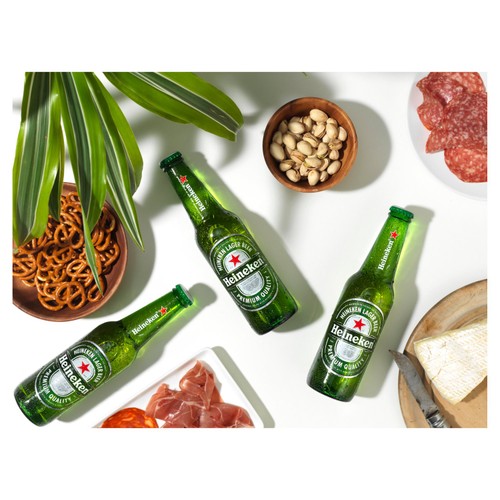 Heineken Lager Beer Bottles