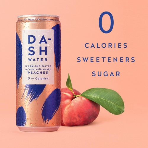 DASH Peach Infused Sparkling Water