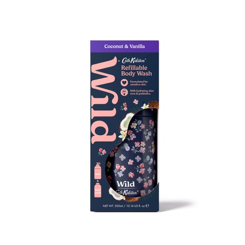 Wild Cath Kidston Marble Case + Coconut & Vanilla Body Wash Starter Pack