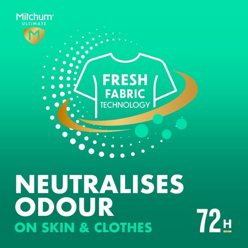Mitchum Female Ultimate 72H Roll-On, Cotton Burst