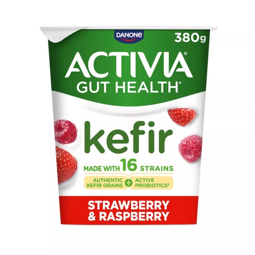 Activia Kefir Strawberry & Raspberry Gut Health Yoghurt