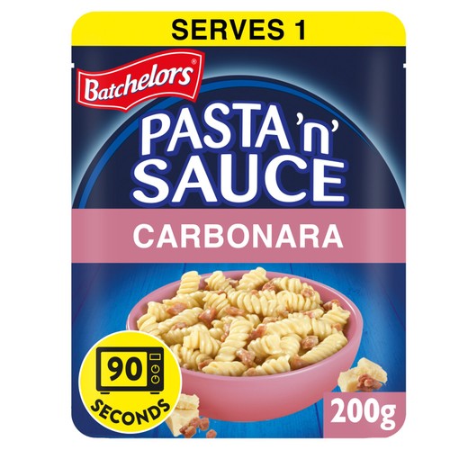 Batchelors Pasta N Sauce Microwave Ready Meal Carbonara Pasta