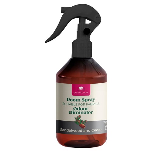 Cristalinas Premium Room Spray Sandalwood & Cedar