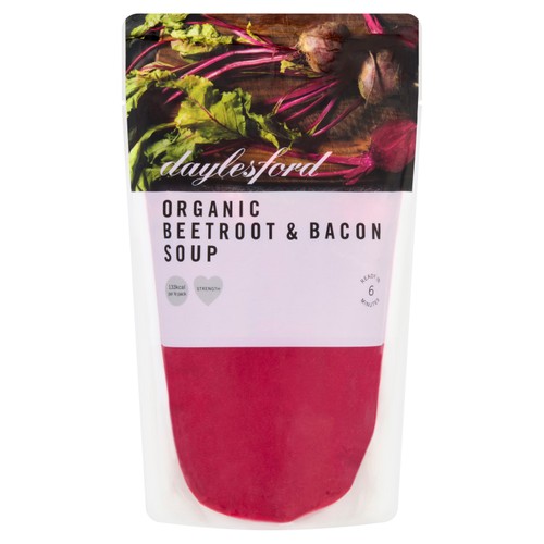 Daylesford Organic Beetroot & Smoked Bacon Soup