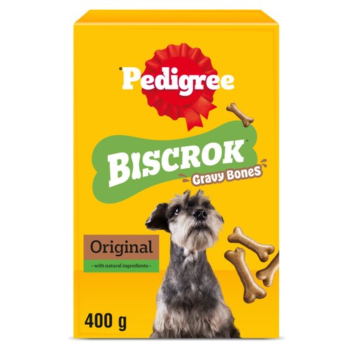 Pedigree Biscrok Gravy Bones Dog Treat Biscuits
