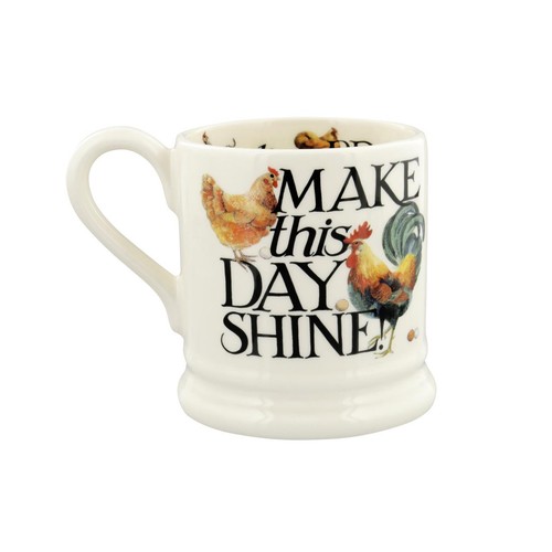 Emma Bridgewater Rise & Shine Eggs & Toast 1/2 Pint Mug
