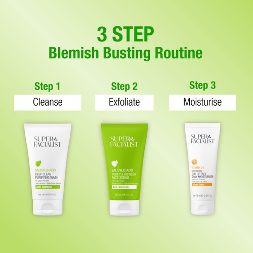Super Facialist Salicylic Acid Anti Blemish Purify & Refresh Facial  Scrub