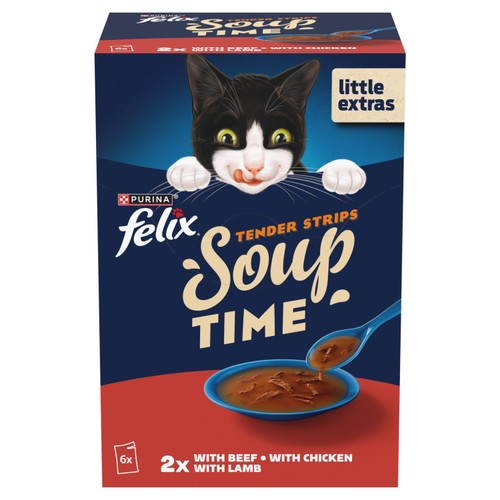 Felix Soup Tender Strips Farm Selection Wet Cat Food