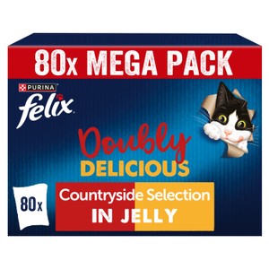 FELIX Doubly Delicious Countryside Selection in Jelly Wet Cat Food