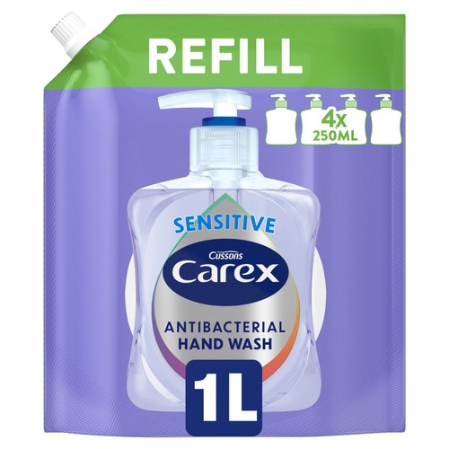 Carex Sensitive Antibacterial Handwash Refill