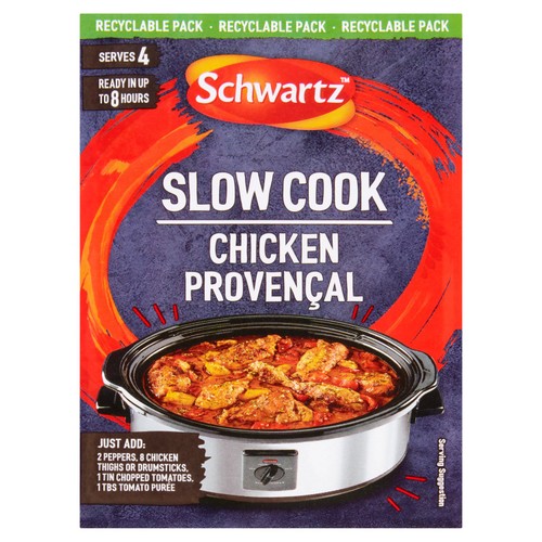 Schwartz Chicken Provencale Slow Cook Recipe Mix