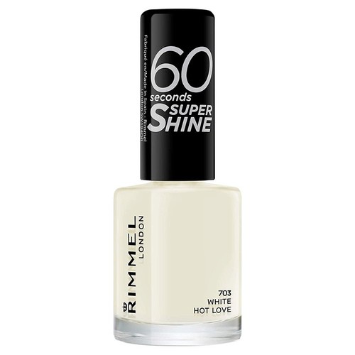 Rimmel 60 Seconds Nail Polish 703 White Hot Love