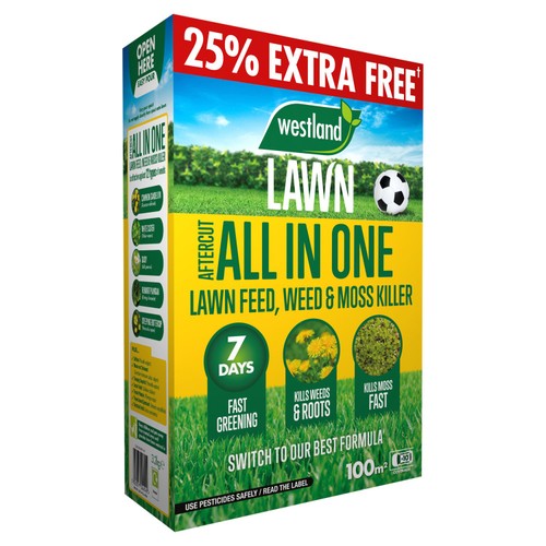 Westland Aftercut All In One Lawn Feed, Weed & Moss Killer