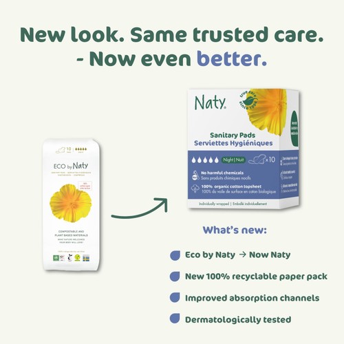 Naty Sanitary Pads Night