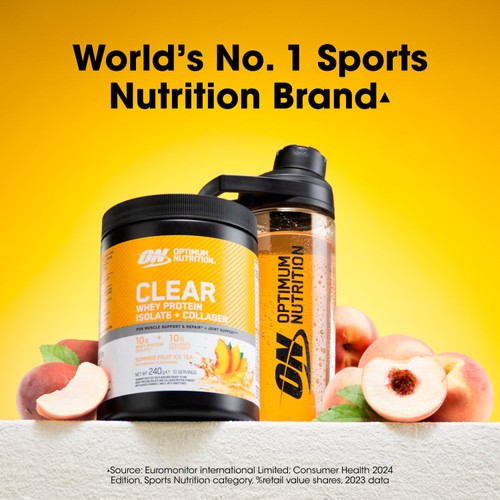 Optimum Nutrition Summer Fruit Ice Tea Clear & Collagen Powder