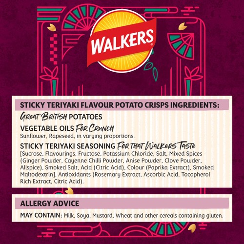 Walkers Sticky Teriyaki