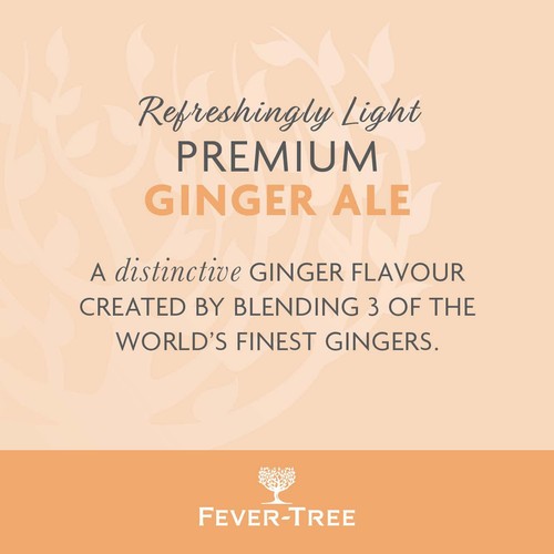 Fever-Tree Refreshingly Light Ginger Ale Cans