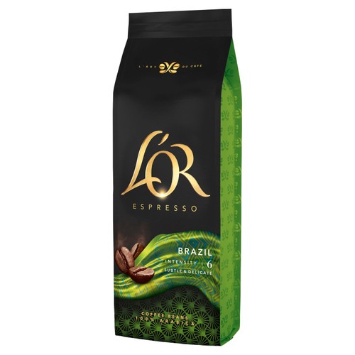 L'OR Brazil Coffee Beans Intensity 6