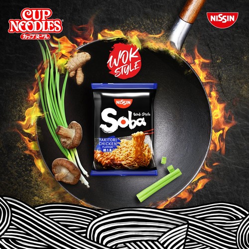 Nissin Soba Classic Instant Wok Style Noodles