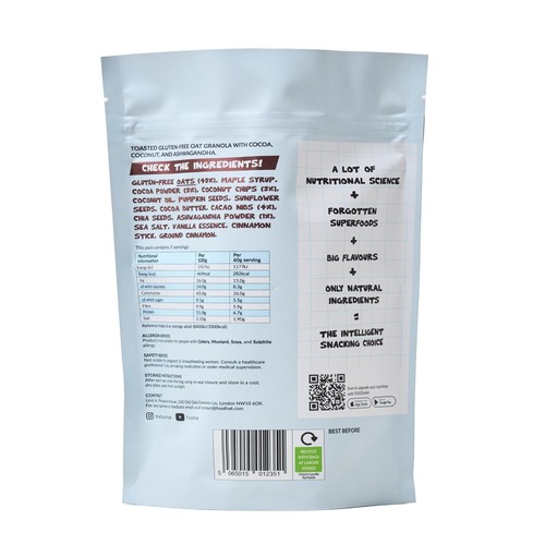 Foodhak Ashwagandha and Cocoa Granola 16X300g