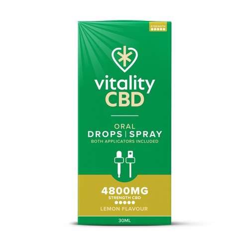 Vitality CBD Lemon Spray with MCT Oil 4800mg