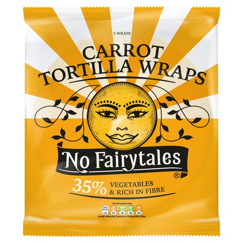 No Fairytales Carrot Tortilla Wraps
