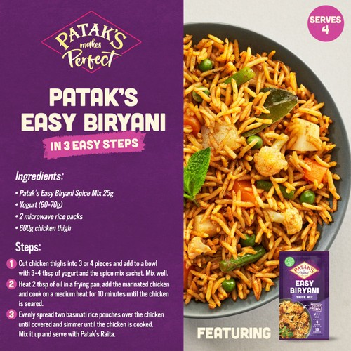 Pataks Easy Biriyani Spice Mix