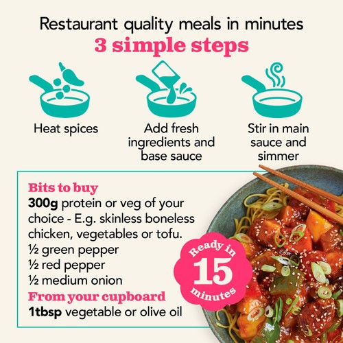 The Spice Tailor Sweet and Sour  Stir Fry Chinese Sauce Kit
