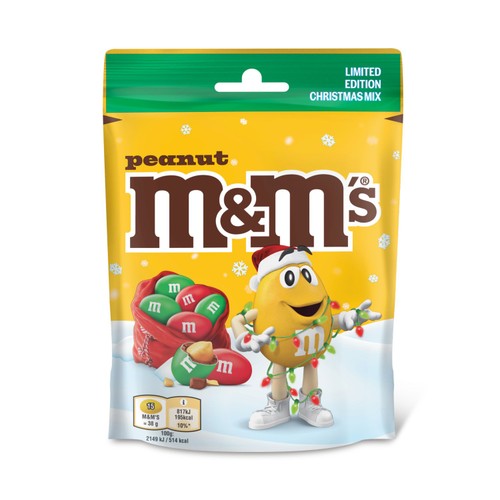 M&M's Peanut Christmas Pouch
