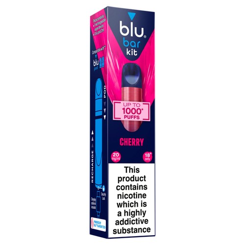 Blu Bar Kit Cherry Rechargeable Vape