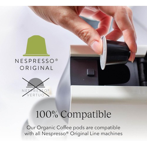 CRU Kafe Organic Fair Trade Half-Caff Pods 10s