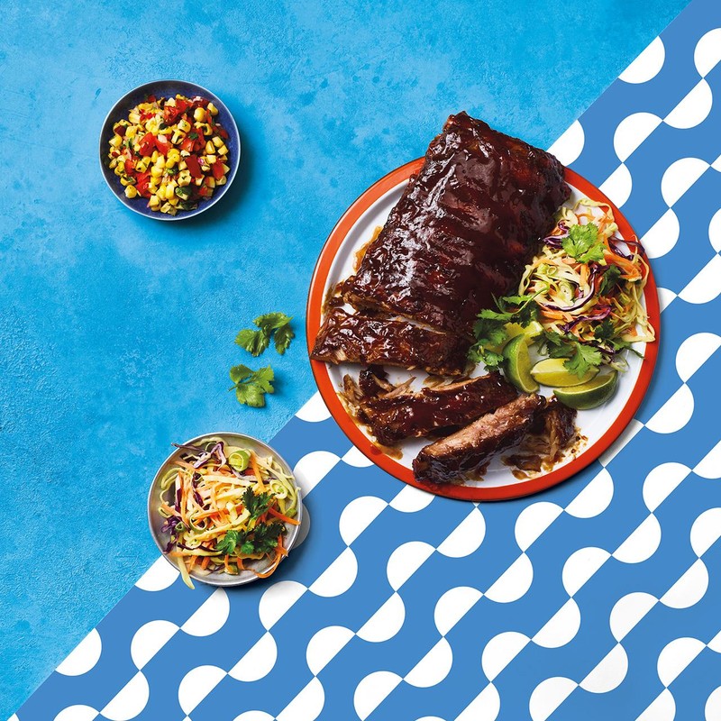 M&S Slow Cooked BBQ Pork Rib Rack - Ocado