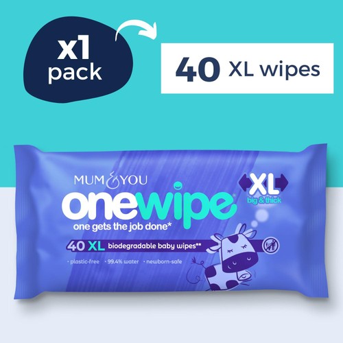 Mum & You OneWipe XL Wet wipe 4 Pack
