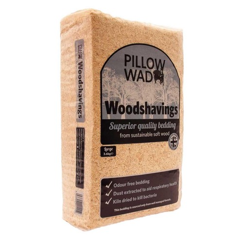 Pillow Wad Wood Shavings, Medium, 3.6kg Pillow Wad Wood Shavings, Medium, 3.6kg