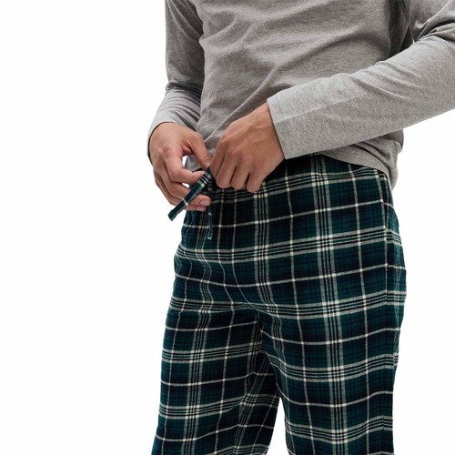 M&S Cotton Pyjama Set, L, Grey