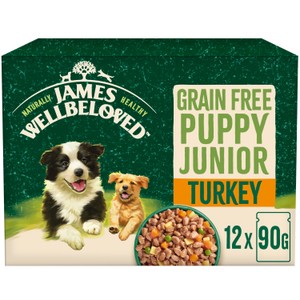James Wellbeloved Grain Free Adult Wet Cat Food Turkey in Gravy Pouches