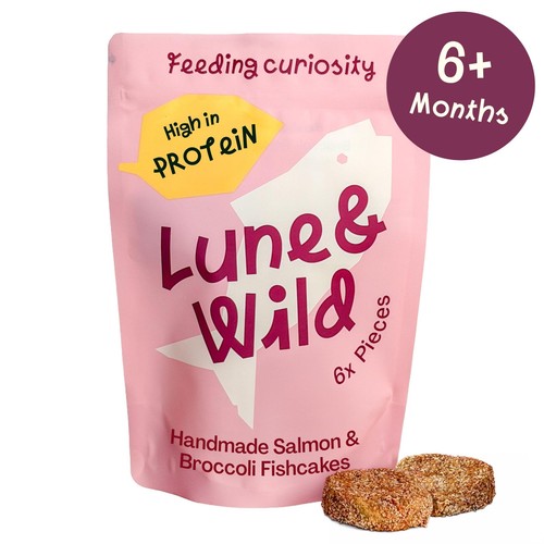 Lune & Wild Handmade Salmon & Broccoli Fishcakes 6+ months