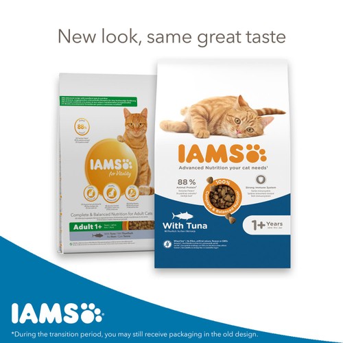 IAMS 1+ Years Adult Dry Cat Food Tuna