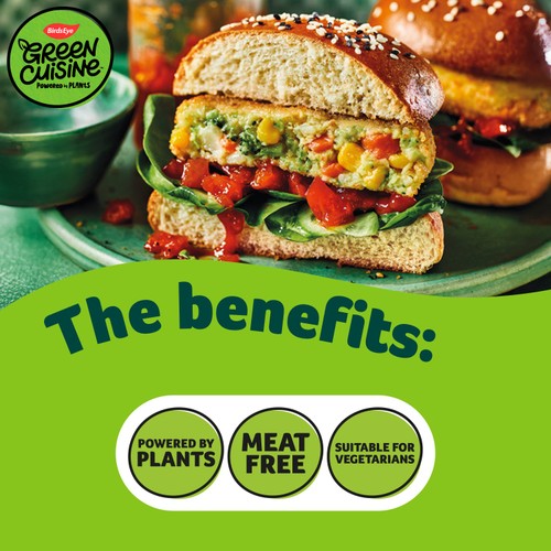 Birds Eye Green Cuisine 4 Veggie Quarter Pounders