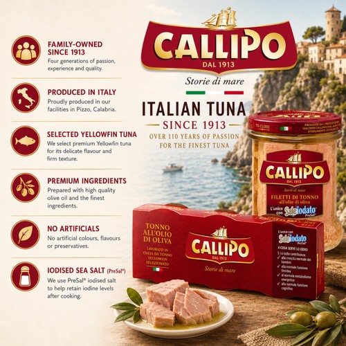 Callipo Yellowfin Tuna in Olive Oil