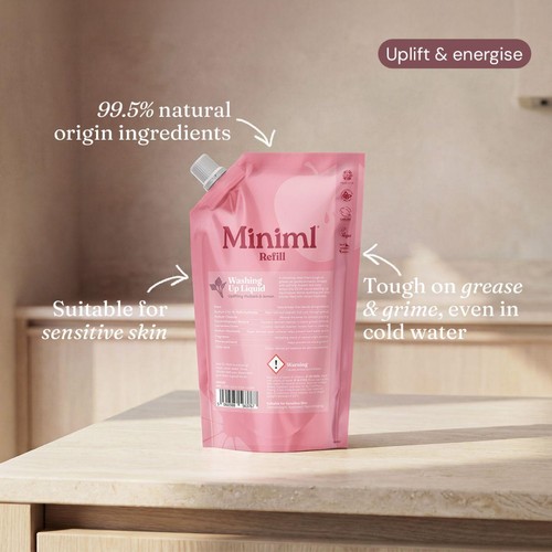 Miniml Washing Up Liquid Rhubarb & Lemon