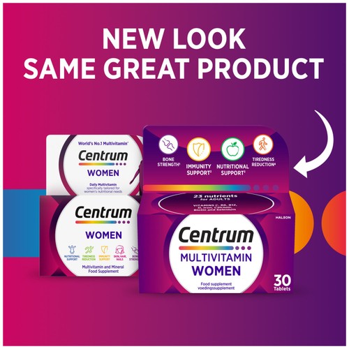 Centrum Women Multivitamins and Minerals Tablets