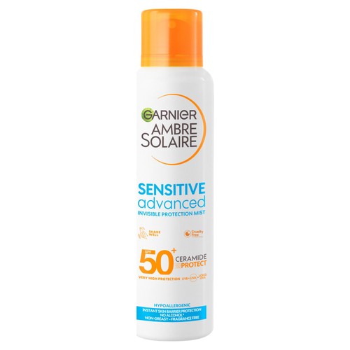 Ambre Solaire SPF 50+ Sensitive Dry Mist Sun Cream Spray